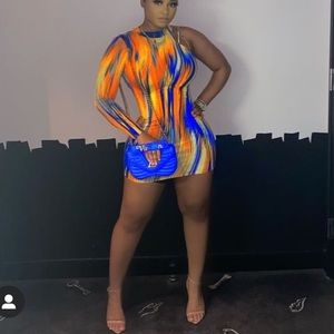 Size medium “painted” dress